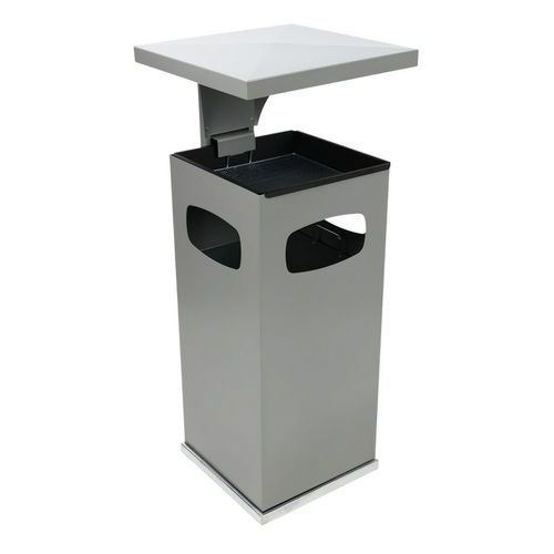 Cenicero y papelera para uso interior y exterior 38 L - Manutan Expert