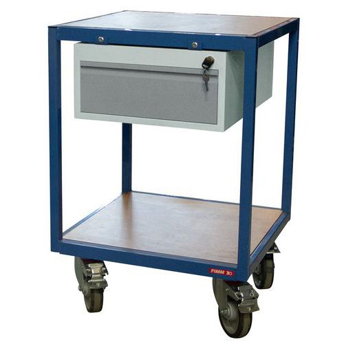 Carro auxiliar con 1 cajón - 400 kg - Fimm Carro auxiliar con 1 cajón - 400 kg - Fimm