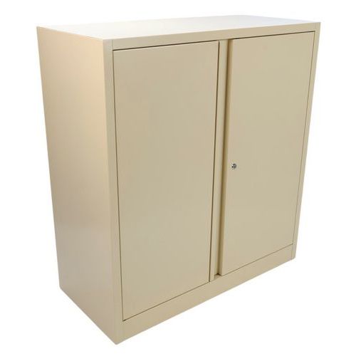Armario monobloque compacto con puerta batiente - Altura 100 cm - Manutan Expert Armario monobloque compacto con puerta batiente - Altura 100 cm - Manutan Expert