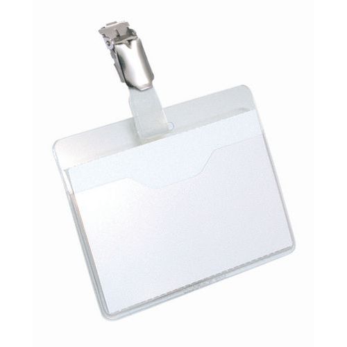 Portatarjetas - Protección parcial con clip - Durable
