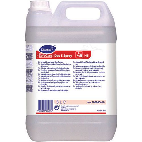Gel desinfectante para las manos