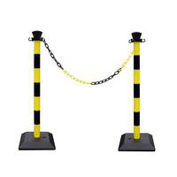 Kit de 2 postes de ABS monobloque con cadena - Viso