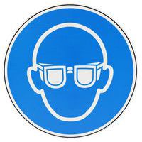 Señal - Gafas de seguridad obligatorias - PVC - Manutan Expert