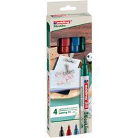 Marcador permanen. Ecoline e25, punta fina, surtido - EDDING