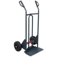 Carretilla ergonómica de 350 kg con inclinación asistida - Rueda neumática