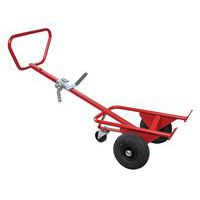 Carretilla de acero ergonómica para bidones de 350 kg - Rueda neumática