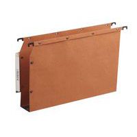 Carpeta colgante de papel kraft con botones de presión ultimate - Para armario - Fondo 50 mm