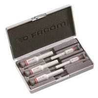 Estuche de 5 destornilladores Micro-Tech® planos - Pozidriv®