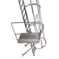 Kit completo de escalera con jaula de protección - Altura 14,75 m
