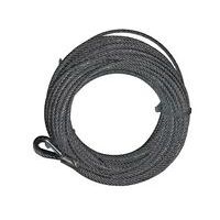 Cables de acero con gaza con guardacabo para cabrestante mural - Capacidad de 40 a 400 kg