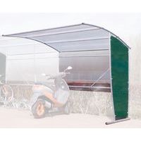 Marquesina para bicicletas rectangular - Elemento adicional sin aparcabicicletas