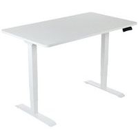 Escritorio con altura regulable - Patas blancas - Manutan Expert
