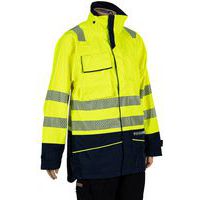 Parka impermeable de alta visibilidad con protección ARC Torvik de color amarillo - Sioen