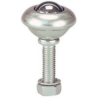 Bola de transporte de acero inox. - Fijación por varilla roscada