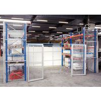 Puerta de rejilla anticaídas para estanterías de palés Easy-Rack - Manorga