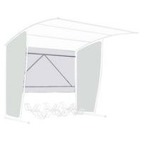Cierre trasero para marquesina para bicicletas - Rectangular