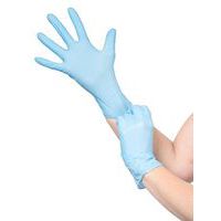 Guantes desechables 1131 de nitrilo sin polvo de puño largo - WeeSafe
