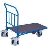 Carro con respaldo fijo ergonómico encastrable - Capacidad 400 y 500 kg