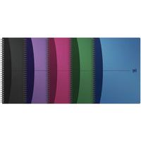 Cuaderno de espiral de polipropileno Urban Mix 180 p. - Cuadrados pequeños - Oxford