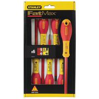 Juego de 6 destornilladores aislados y comprobador FatMax®