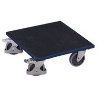 Plataforma rodante de madera - Acabado caucho - Cap. 400 kg