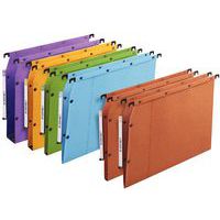 Carpeta colgante de papel kraft con botones de presión ultimate - Para armario - Fondo 50 mm