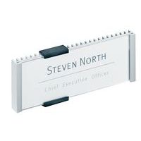 Placa de puerta Infosign - 14,9 x 5,25 cm - Resistente