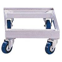 Plataforma rodante aluminio - Para recipientes norma Europa - Capacidad 350 kg