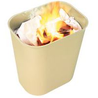 Cubo de basura ignífugo