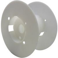 Carrete de plástico. Diámetro de los discos: 160 mm