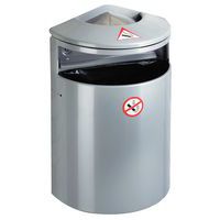 Cenicero de pared con cubo de basura - 13 l