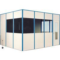 Cabina y tabique de taller