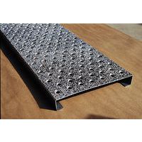 Rejilla de acero galvanizado granulada - Baldosas
