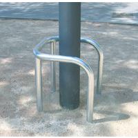 Barrera de protección de postes y árboles