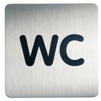Pictograma de diseño cuadrado para lavabos - WC