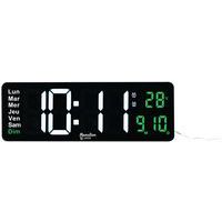 Reloj de pared LED rectangular - Manutan Expert