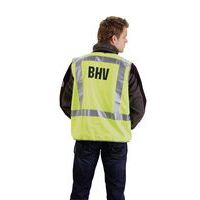 Chaleco de trabajo alta visibilidad BHV