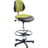Silla de taller DUO -Polipiel/Tejido-Alta- Global Professional Seating