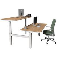 Escritorio recto ergonómico Bench eléctrico 2 plazas - Kelli