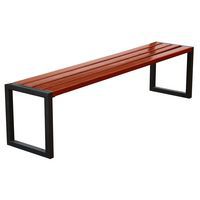 Banco de madera simple para exteriores - Manutan.es