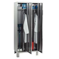 Vestuario en acero inoxidable 1 a 3 columnas - Industrias sucias - En patas