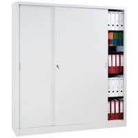 Armario para montar con puerta corredera - Alto - 160 cm de largo - Manutan Expert