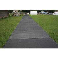 Placas de rodadura VersaMat® - Checkers negras