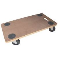Plataforma rodante de madera con asa - 200 kg - Manutan Expert