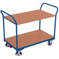 Carro con plataforma - 2 plataformas de madera - Capacidad 200 kg