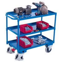 Carro con 3 plataformas de metal - Capacidad 400 kg