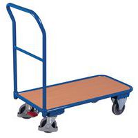 Carretilla con respaldo de acero - Plataforma melaminada - Capacidad 200 kg