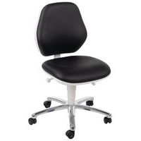 Silla para sala blanca Bimos 9140 - Baja - Con ruedas