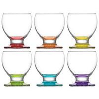 Vaso y vaso pequeño de cristal