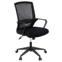 Silla de oficina negra Elane - Manutan Expert